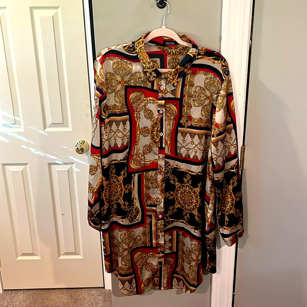 Nautical Themed Dress/ Blouse